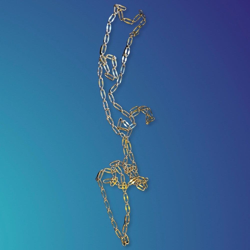 **SALE** Napier 30" Gold Tone Linked Necklace